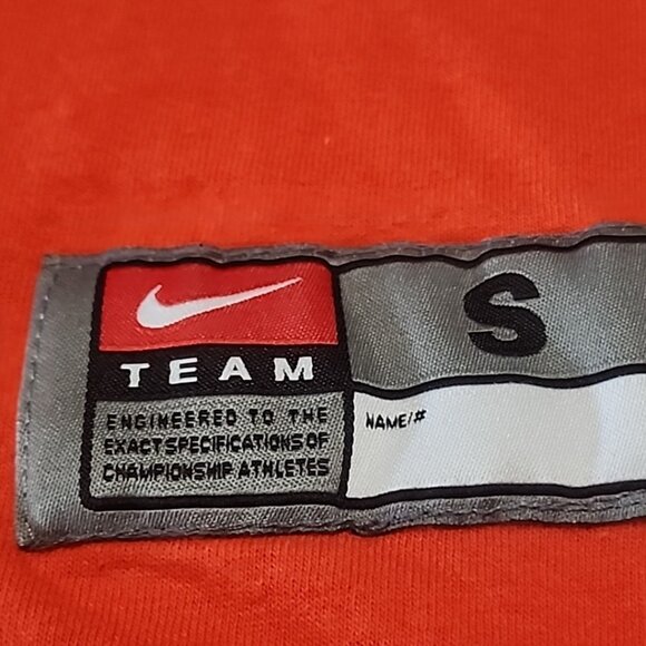 Nike Team Oregon State Beavers Orange T-Shirt S Cotton Blend Logo Graphic Design - Picture 2 of 6